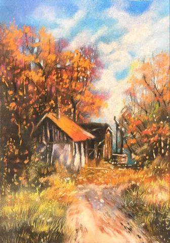 意象美術畫室  - 老師課堂示範