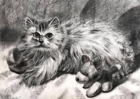 意象美術畫室  - 高二升學班學生