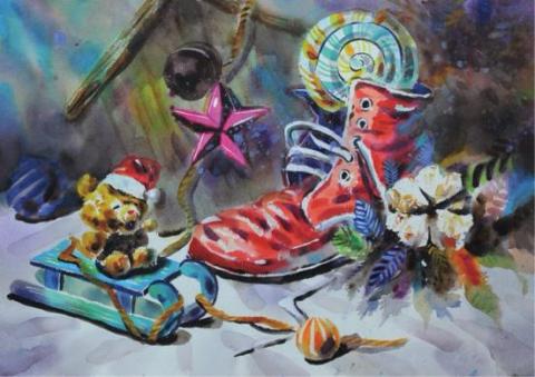 意象美術畫室  -  水彩靜物