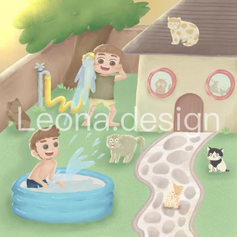 Leona design - 狸銘玩水