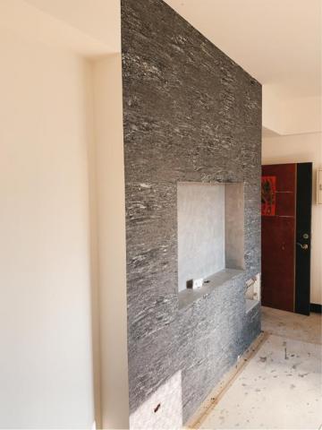 健展工程行 - 電視牆+特殊塗料