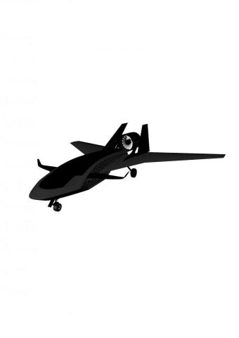 Serien - Darkwing Jetplane Concept 3D Design