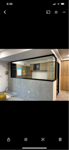 史密斯設計有限公司 - L型黑鐵造型玻璃牆