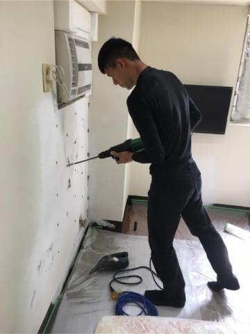 旭泉抓漏工程 - 防水層再生（鑽孔）