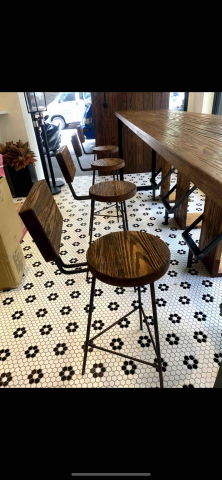 史密斯設計有限公司 - 偷吃吐司早餐店仿舊工業風家具訂製