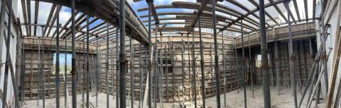 鴻凖營造股份有限公司 - 1樓頂版模板組立