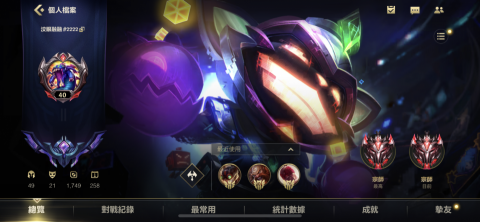 林威融 - 遊戲代打 輕鬆上分
