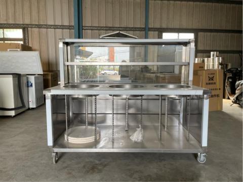 國華冷凍餐飲設備 - 三口車台