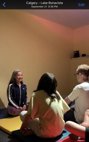 CJ Planet - Teaching Yoga breathing techniques