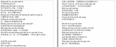 越南 小魚 - 翻譯越南流行歌曲