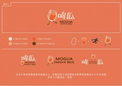 林宥熹 - 木瓜牛奶店LOGO設計