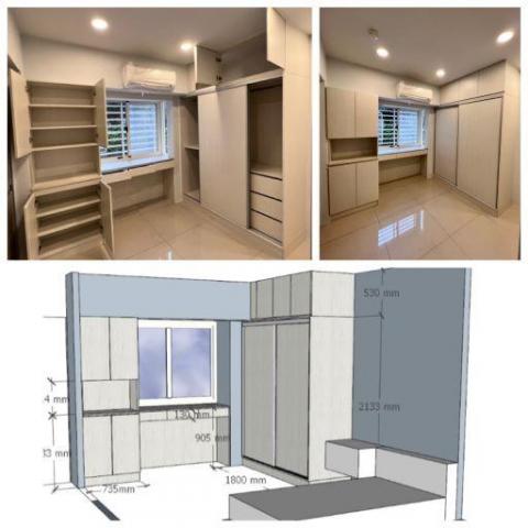 櫥櫃大小室 - #3078 白梣木//還在擔心"想"的跟"做"的不一樣嗎?精準前置作業，有效溝通，細節讓我來為您把關!