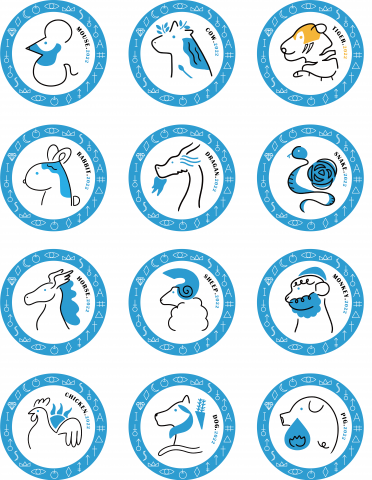 MeiChi - 生肖LOGO設計