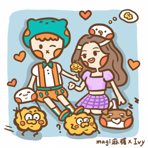 MeiChi - 可愛插畫合作圖