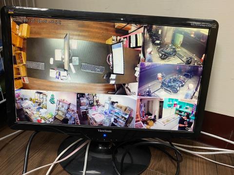 廣杰安全系統有限公司 - 現場實際監控畫面狀態