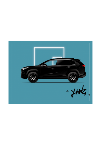 阿翰設計 - "客戶愛車繪"
車名:TOYOTA/RAV4
繪圖方式:AI