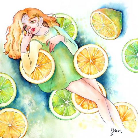 Yuuillust  - 非電繪，手繪水彩創作