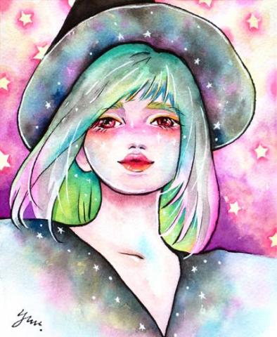 Yuuillust  - 非電繪，手繪水彩創作
