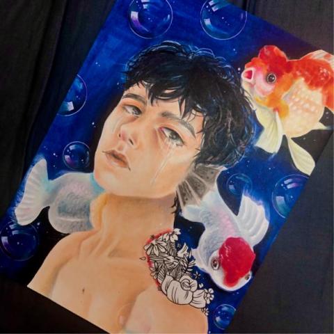 AVERY設計 - 色鉛筆人物