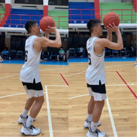 陳昱瑋 - 投籃姿勢調整