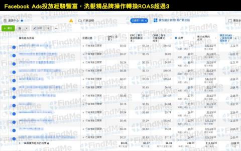 陳薏如 - FacebookAds投放經驗超過7年，累積操作預算超過億元，洗髮精品牌操作優化轉換ROAS超過3
