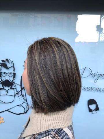 台中逢甲髮型師&bull;Win｜霧面髮色｜線條染｜漸層染｜縮毛矯正｜ - 線光染