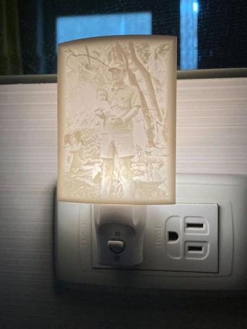 斯必德3D列印 - 照片小夜燈