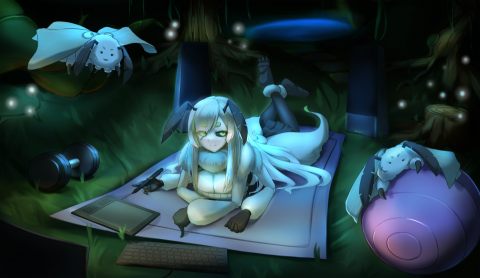 Lanの工作室 - 知名vtuber二創圖(桌布用) Lanの工作室 - 知名vtuber二創圖(桌布用)