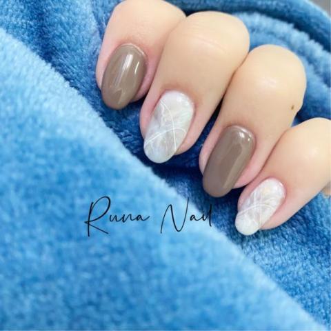 Runa Nail 體美顏 - ∿ 秋冬暈染 ∿ 