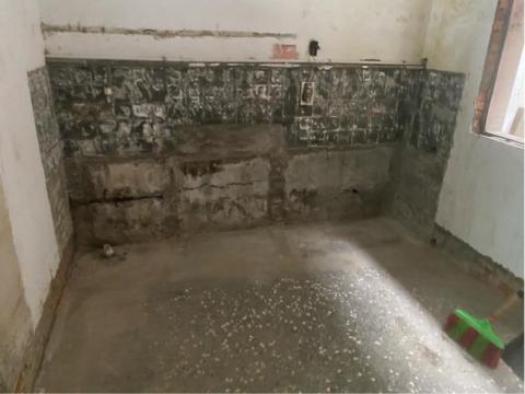 育達工程行 - 新莊 幸福路案場 灶台打除 磁磚剔除