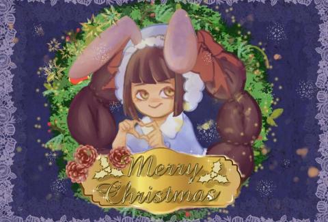 東方栗 - Q版（賀卡/賀圖樣式）