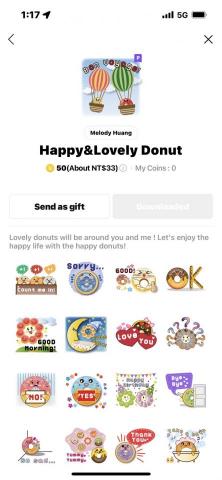 Melody’s studio - 繪製的line貼圖