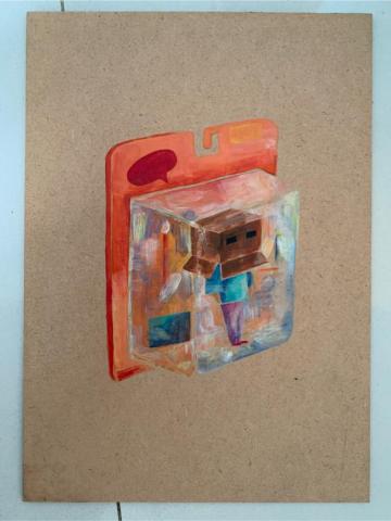 兒童美術家教 - 壓克力作品