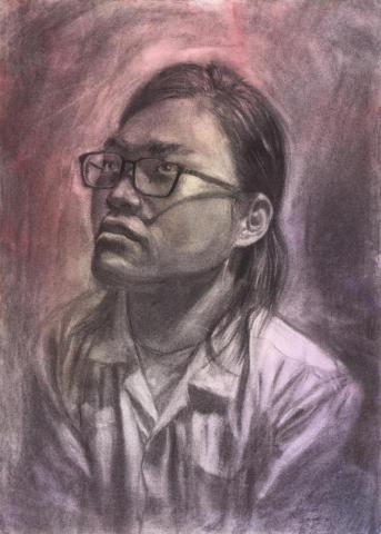 周均叡 - 炭筆人像