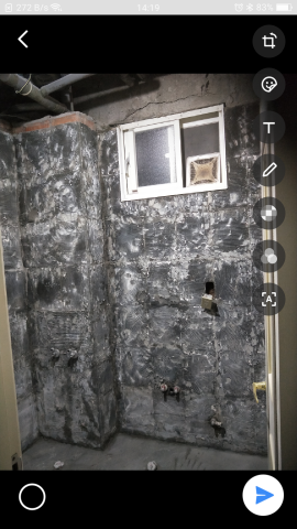 曹龍翔 - 廁所抓漏 因防水失效 拆除修改 冷熱水管更換 並施作防水 貼作磁磚