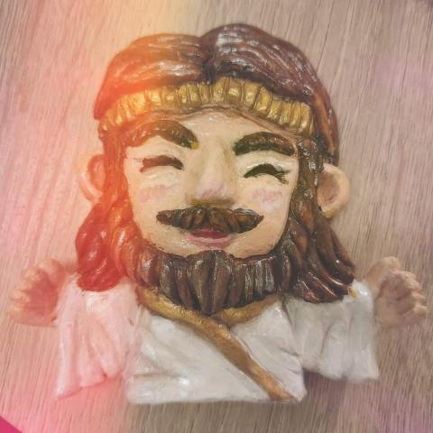 鄭惠心 - 自製陶塑彩繪作品
