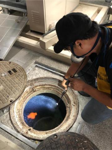 中詠盈病媒防治企業有限公司 - 化污水池投藥