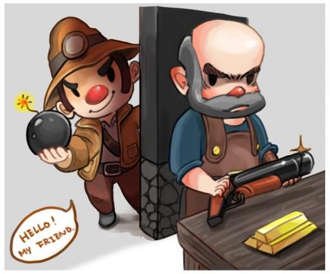 Chrnosu - Ref: Spelunky