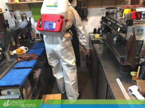 IN&OUT 室內外環境科技 - 咖啡店消毒
- - - - - - - - - - - - - - - - - - - - - -
https://www.in-and-out.co/
環藥病媒字第01-418號
☎️免費諮詢專線：0800-000-900
- - - - - - - - - - - - - - - - - - - - - -