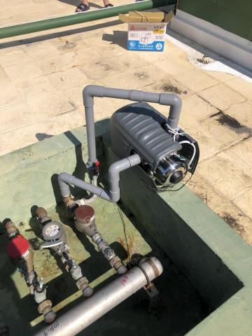 藤原鳴人水電行 - 增設加壓馬達