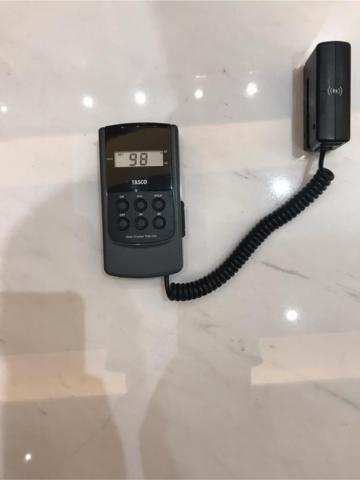 聖賓興業有限公司 - 裕元酒店銀狐石材晶化後測光儀數據