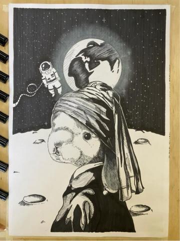 妘林設計 - 代針筆 名畫翻玩