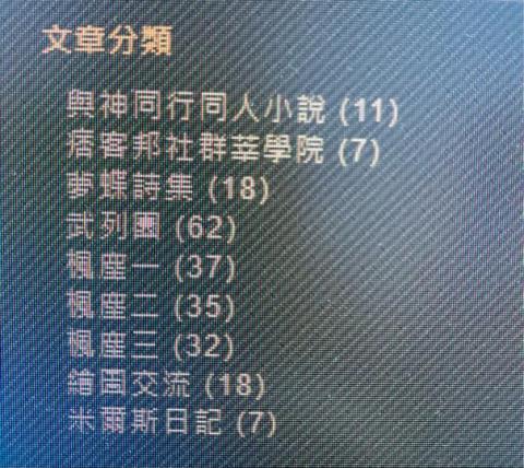 米爾斯 - 站上文章分類