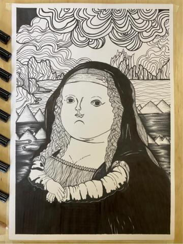 妘林設計 - 代針筆 名畫翻玩