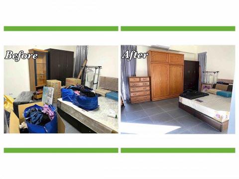 綠舍生活+琳恩 | 整理收納 - 副臥室整理01 整理師1人