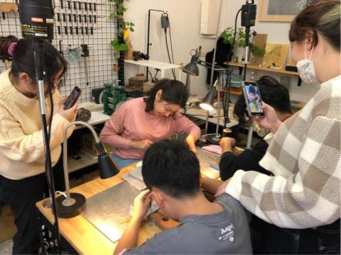 蔦空間 繪畫 金工教室 鍾老師 - 金工體驗活動