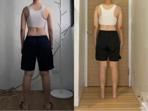 王稚亞 - 學生體態改變