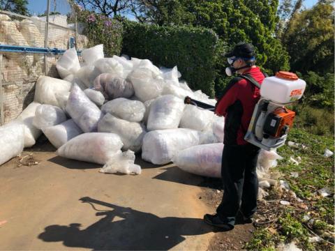討唐除蟲 - 廠區戶外回收區殘效防治