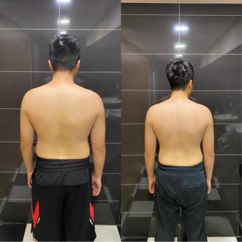 王稚亞 - 學生體態改變