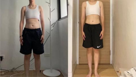 王稚亞 - 學生體態改變